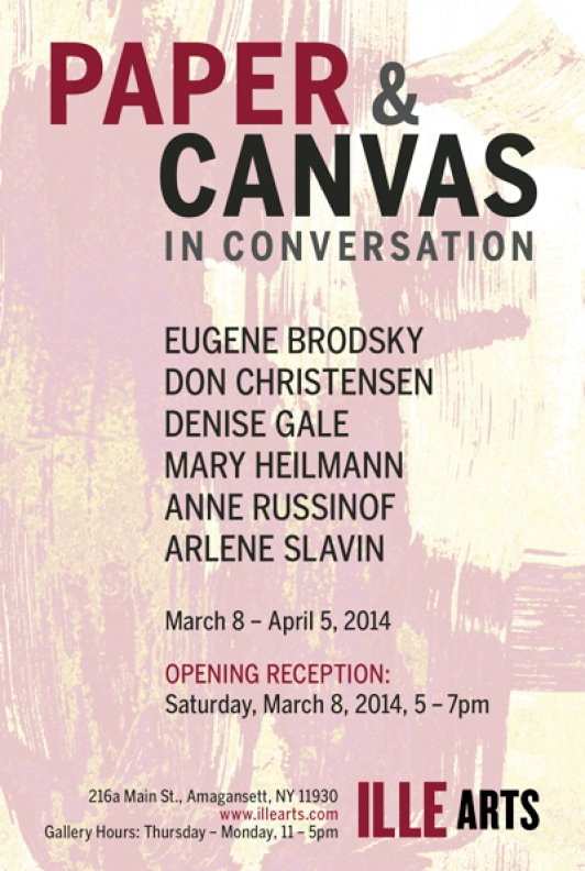 Announcement card for exhibition, 2014
