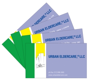 Business Cards for Urban ElderCare, 2015